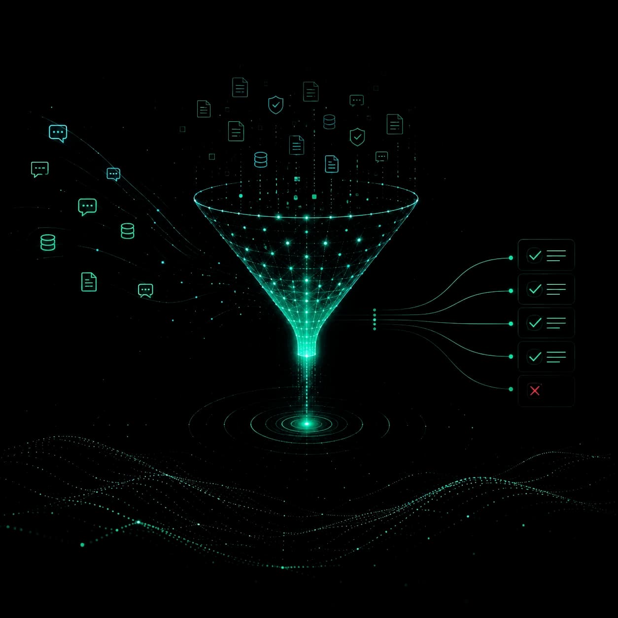 SecEng RAG Test Harness — retrieval pipeline showing policy check, context window, tenant boundary tests, and leakage by type